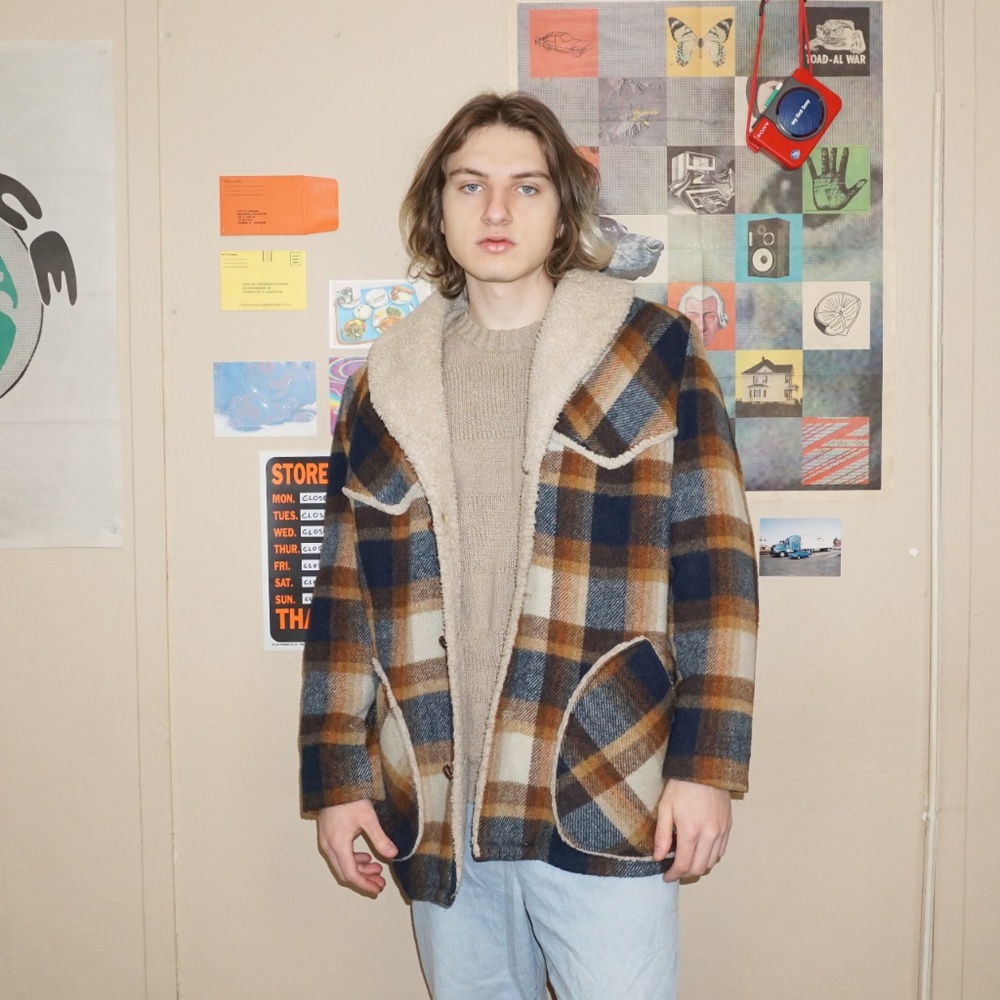 Vintage Wool Plaid Jacket